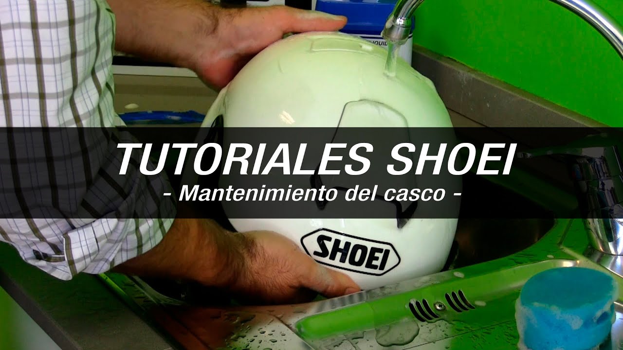 Tutoriales Shoei / Mantenimiento de un casco Shoei