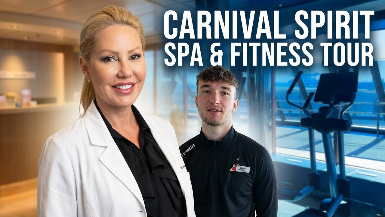 Экскурсия по спа-салону, фитнес-центру и другим помещениям Carnival Spirit.