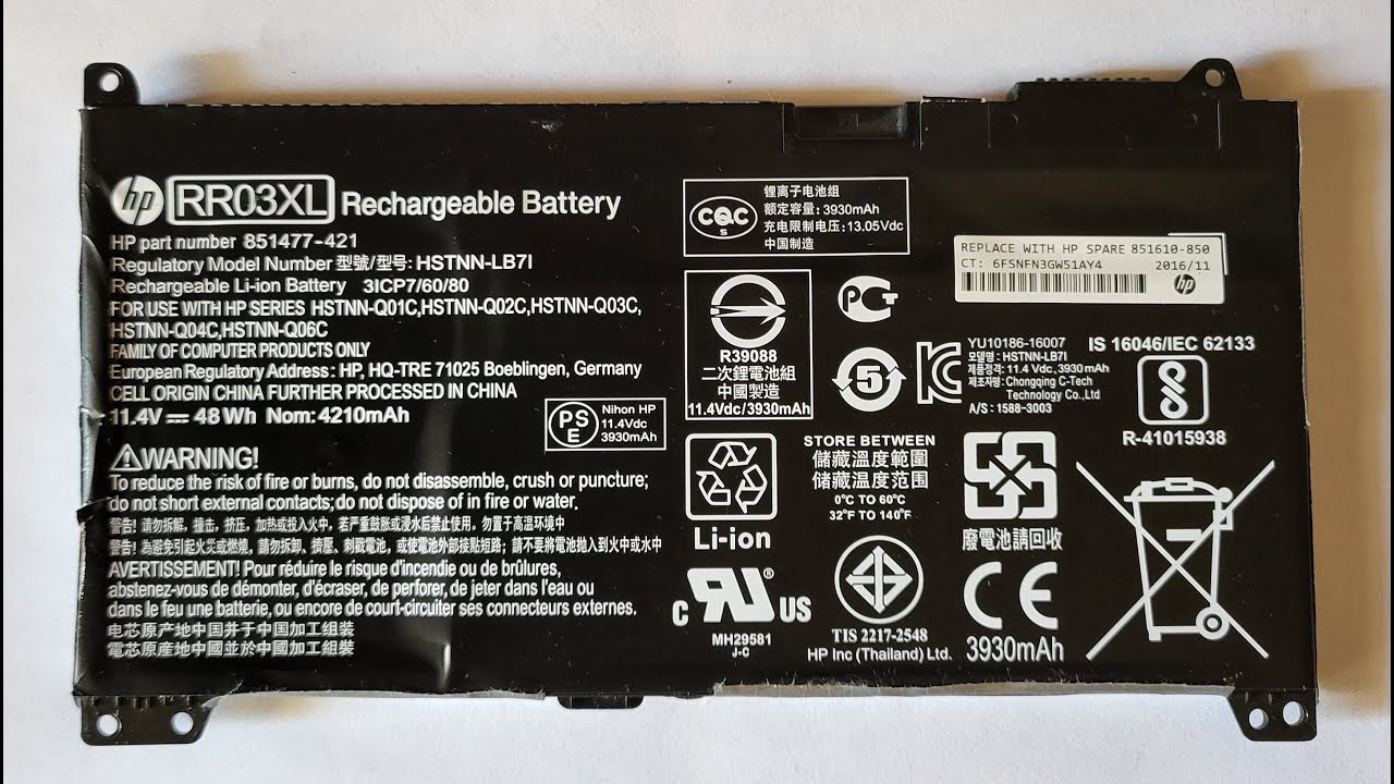 BQ40Z50 прошивка контроллера HP ProBook 450 G4 HSTNN LB7I полимер. Поменял прошивку на 3400 mAh.