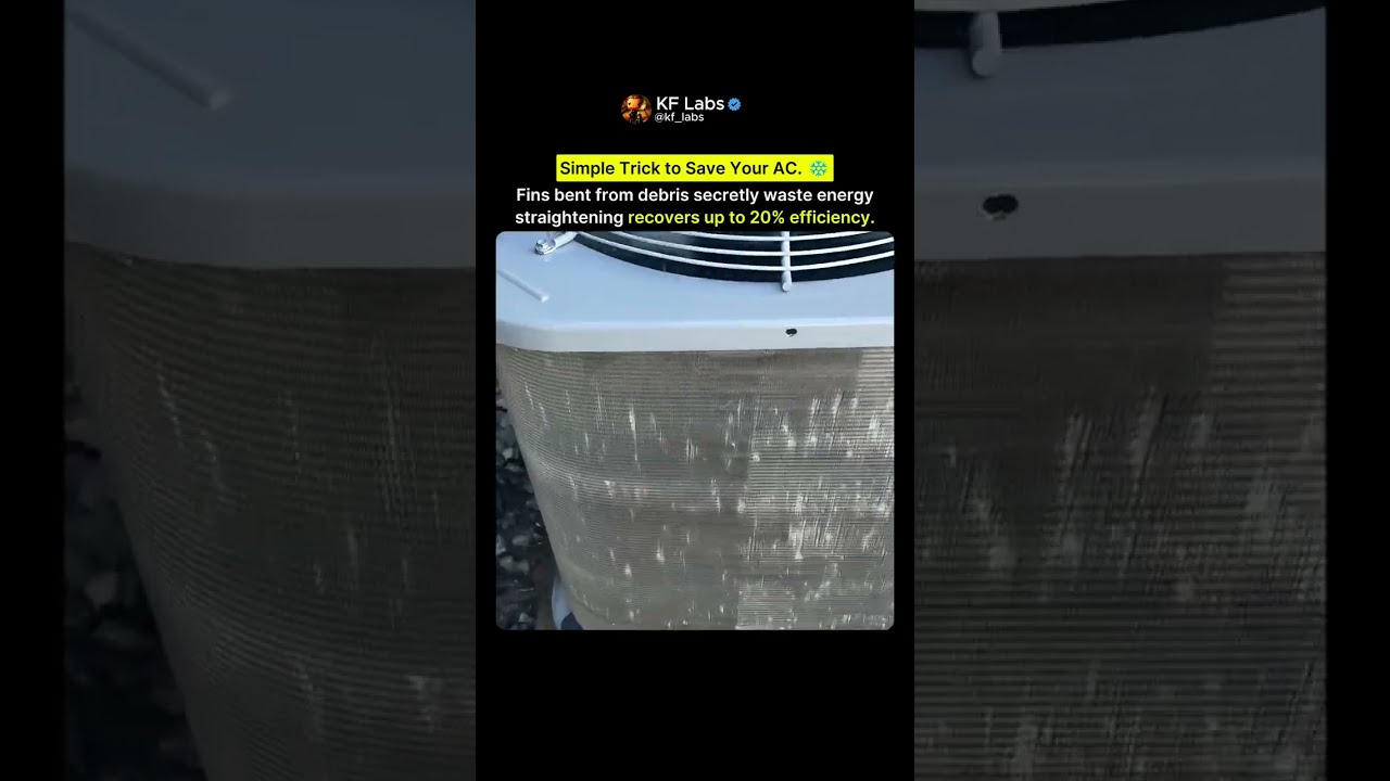 Recovering Lost AC Efficiency. ❄️