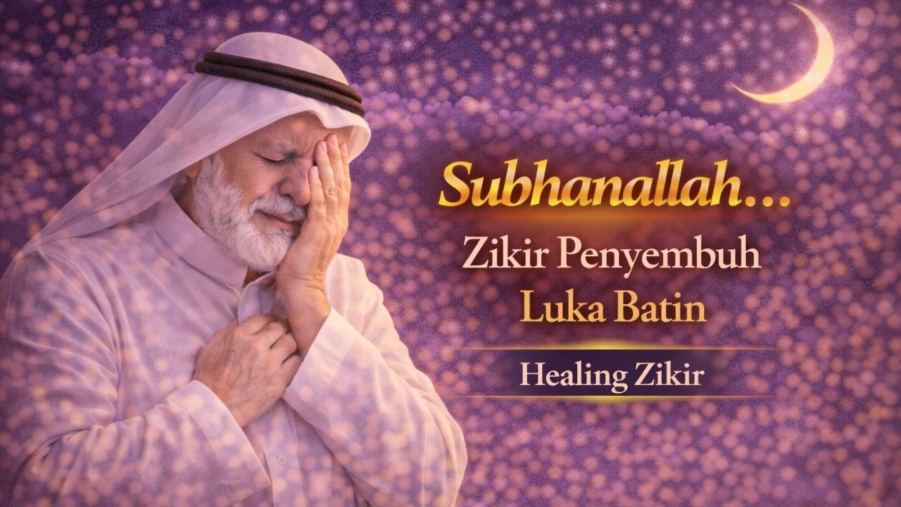 Hati Tenang & Jiwa Damai... Subhanallah… Zikir Penyembuh Luka Batin | Islamic Healing