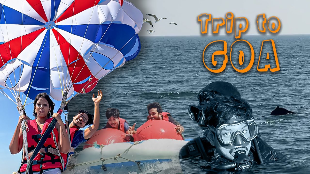 Water sports adventure at Goa 🌊 | Lost mic and spectacles 😓