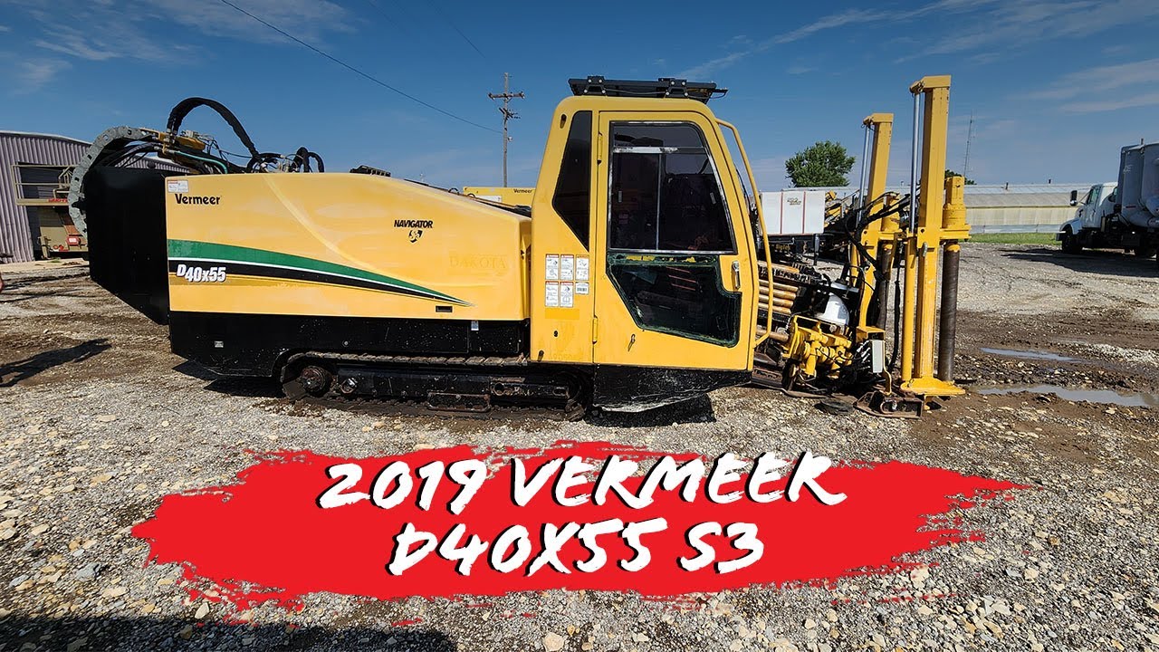 2019 Vermeer D40x55 S3 demo | SOURCE: HDD