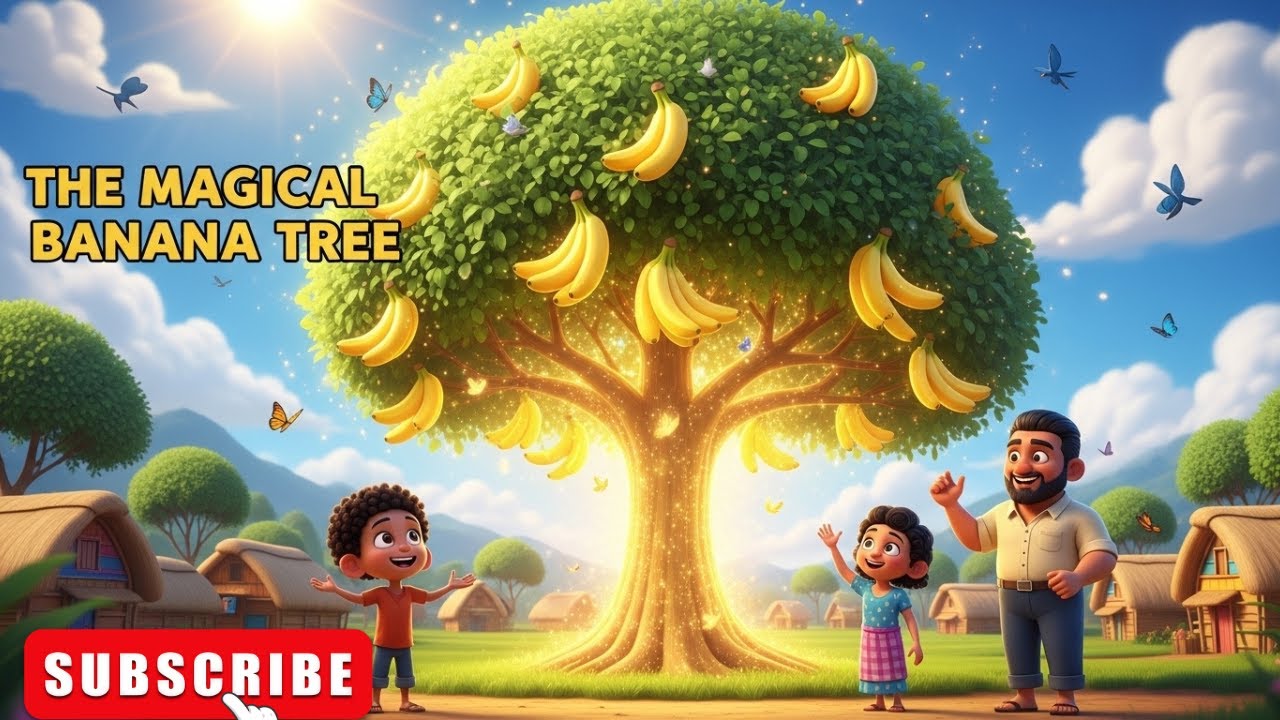 The Magical Banana Tree 🍌 | Inspiring Moral Story for Kids | Colourful World