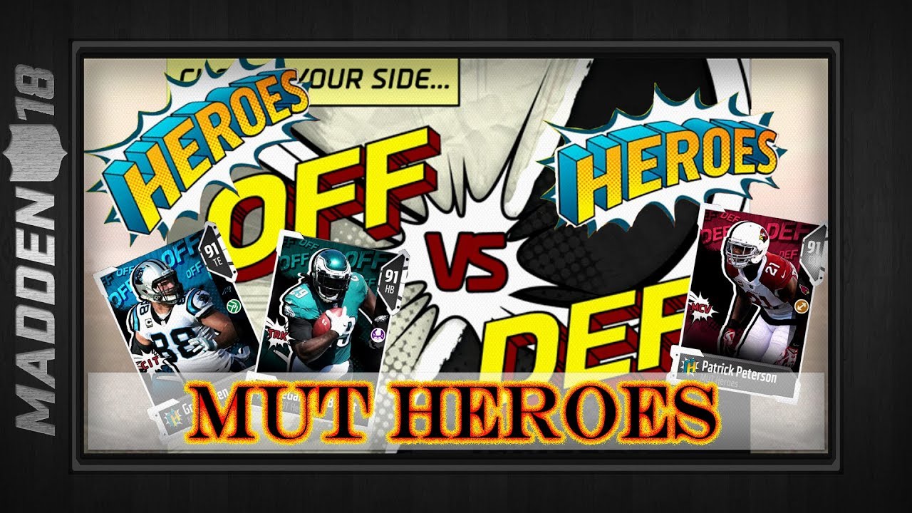 Madden 18 - MUT HEROES SOLOS & REWARDS OVERVIEW - 91 Overall Heroes