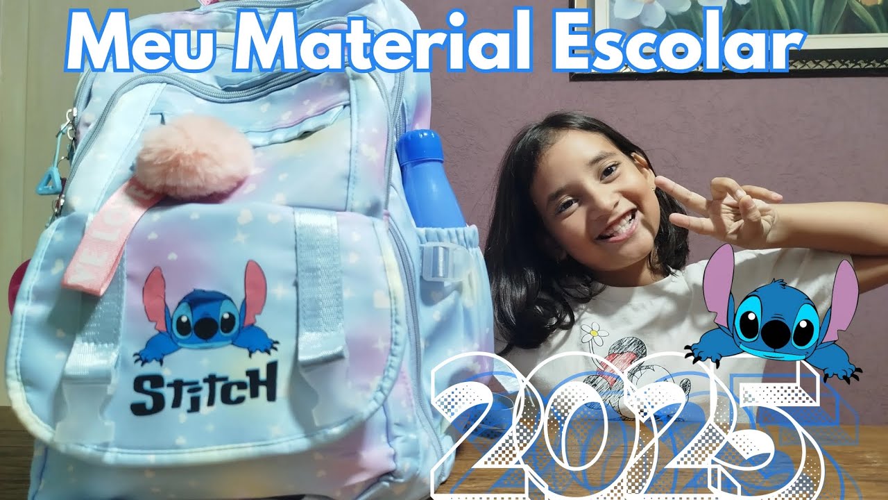 Meu Material Escolar 2025 do Stitch