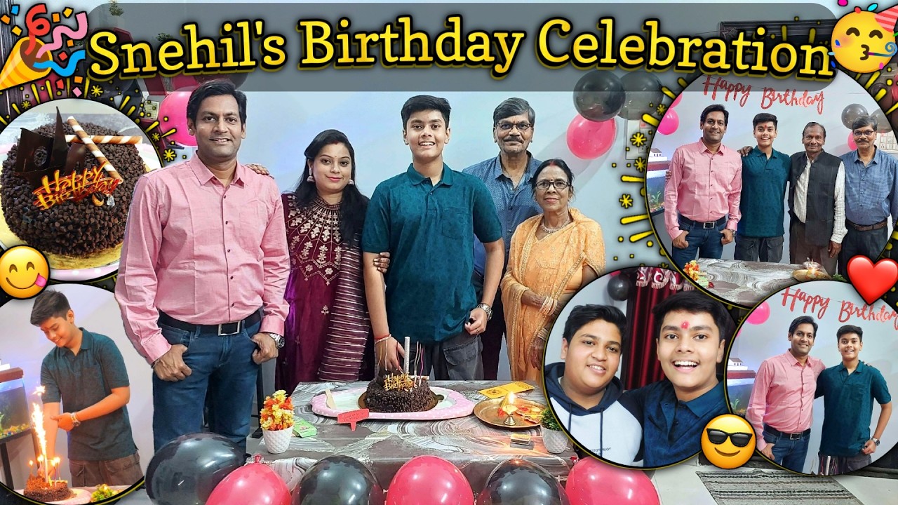 Birthday Celebration 🥳🎂 || Full Family Masti ❤️