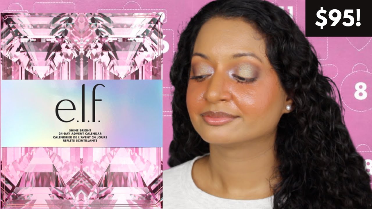 ELF Shine Bright 24 Day Advent Calendar 2022 Review & Try On