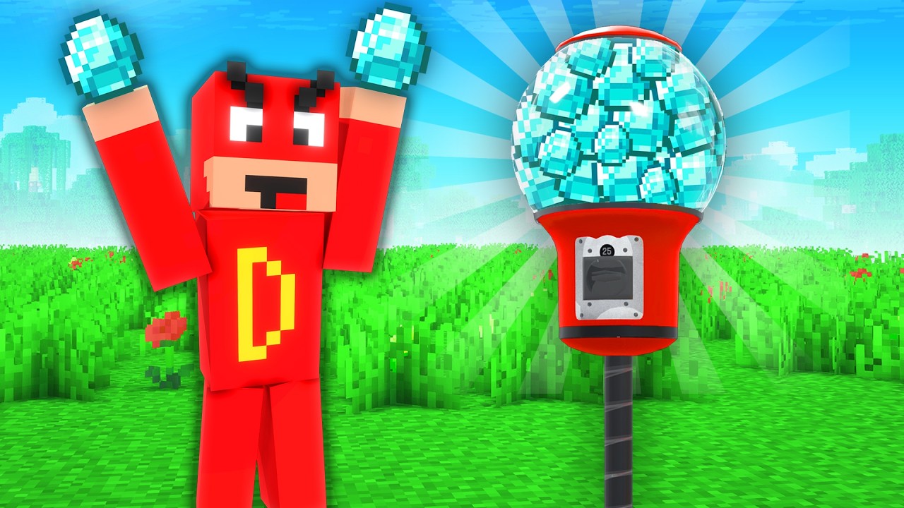 Bygger En DIAMANT MASKINE! - Minecraft Prank Wars #4
