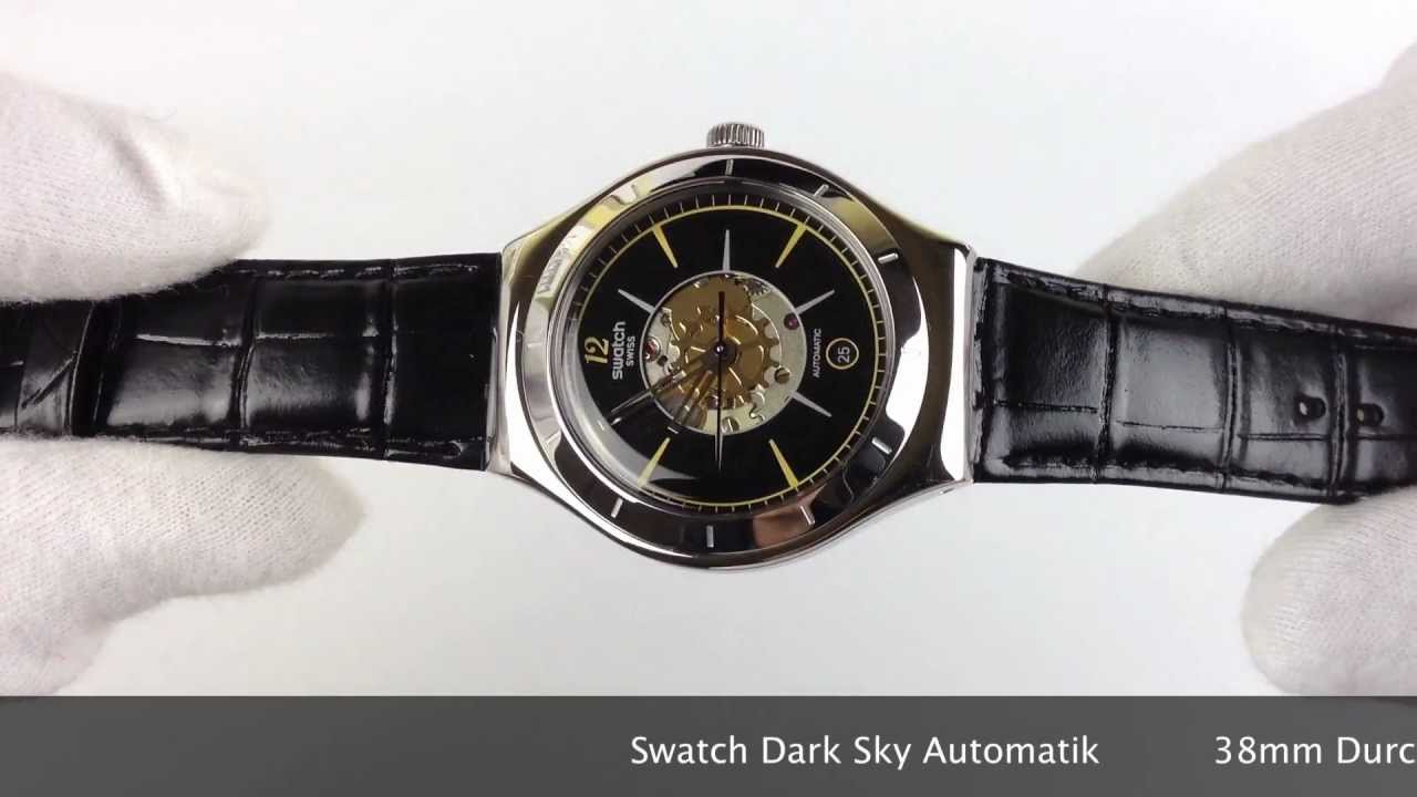 Swatch Dark Sky Automatik YAS407 www.olfert.co
