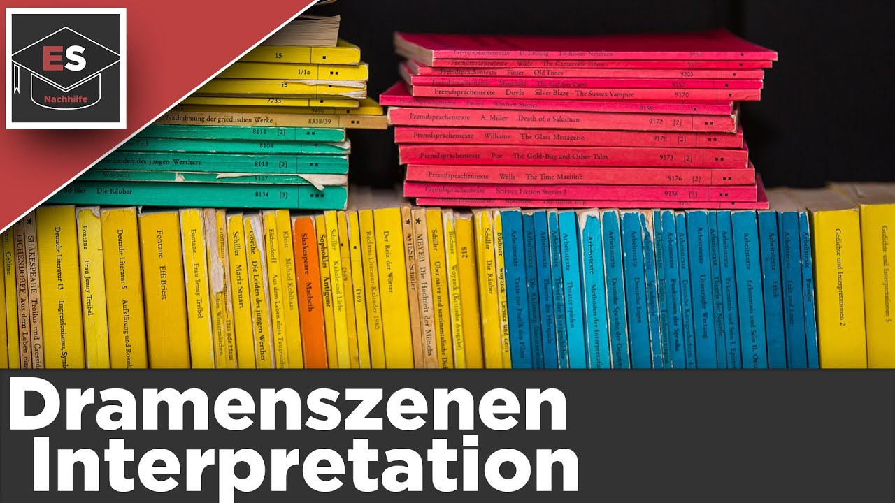 Dramenszenen-Interpretation - Dramenanalyse - Interpretation dramatischer Texte - einfach erkl&auml;rt!