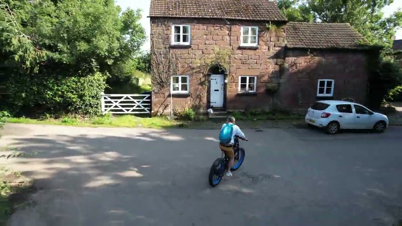 English village with DJI drone - active track 4.0 -  25-05-2023