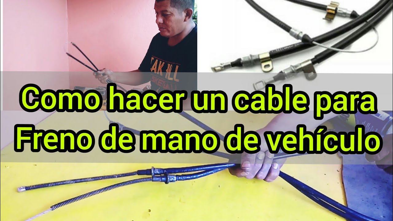 CABLE PARA FRENO DE MANO DE VEHÍCULO #FRENODEMANO #REPARACIÓN #MECÁNICA #CABLE