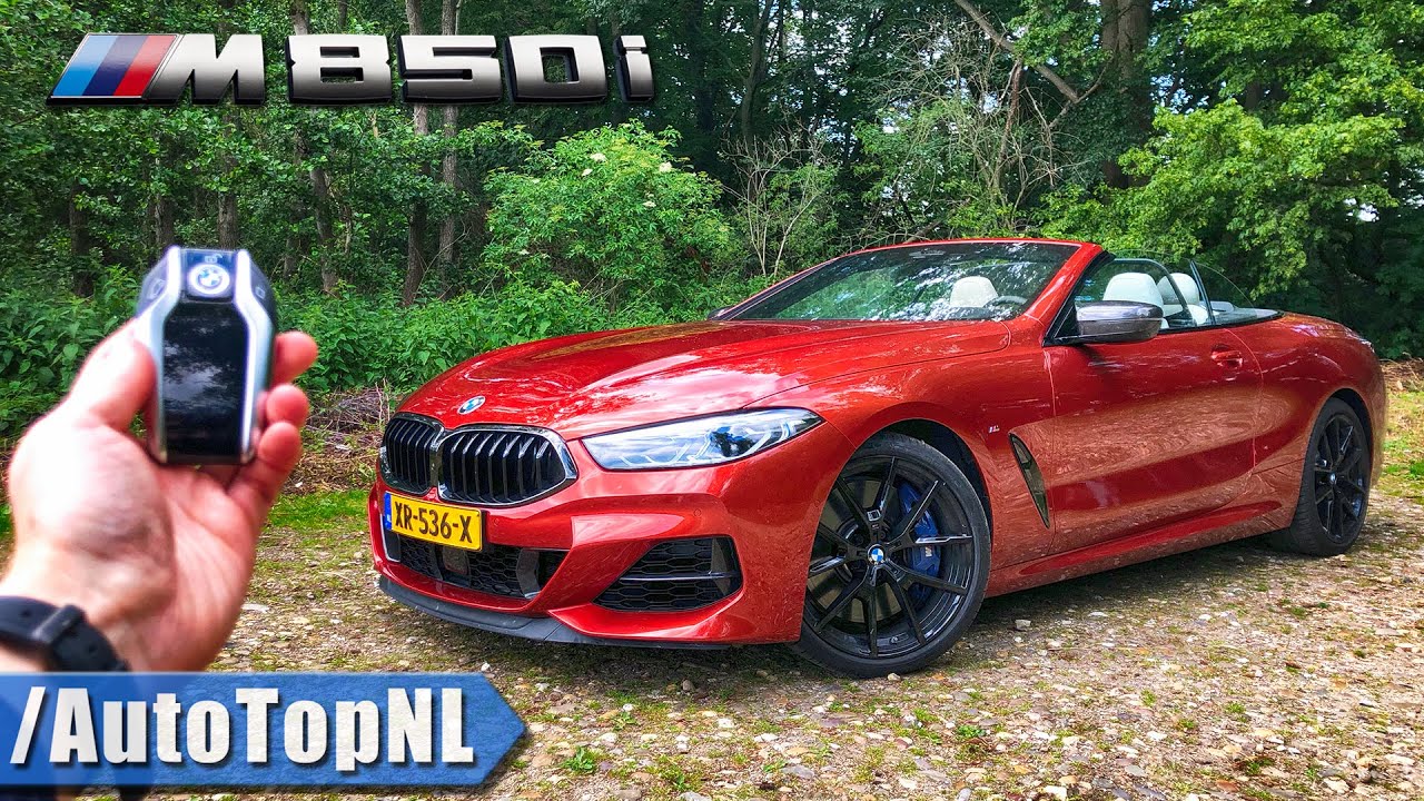 BMW 8 Series Convertible M850i REVIEW POV Test Drive on AUTOBAHN & ROAD by AutoTopNL