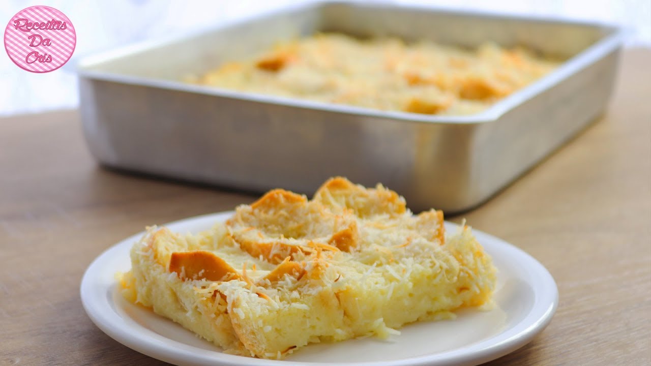 TORTA DOCE DE PÃO VELHO | RECEITAS DA CRIS