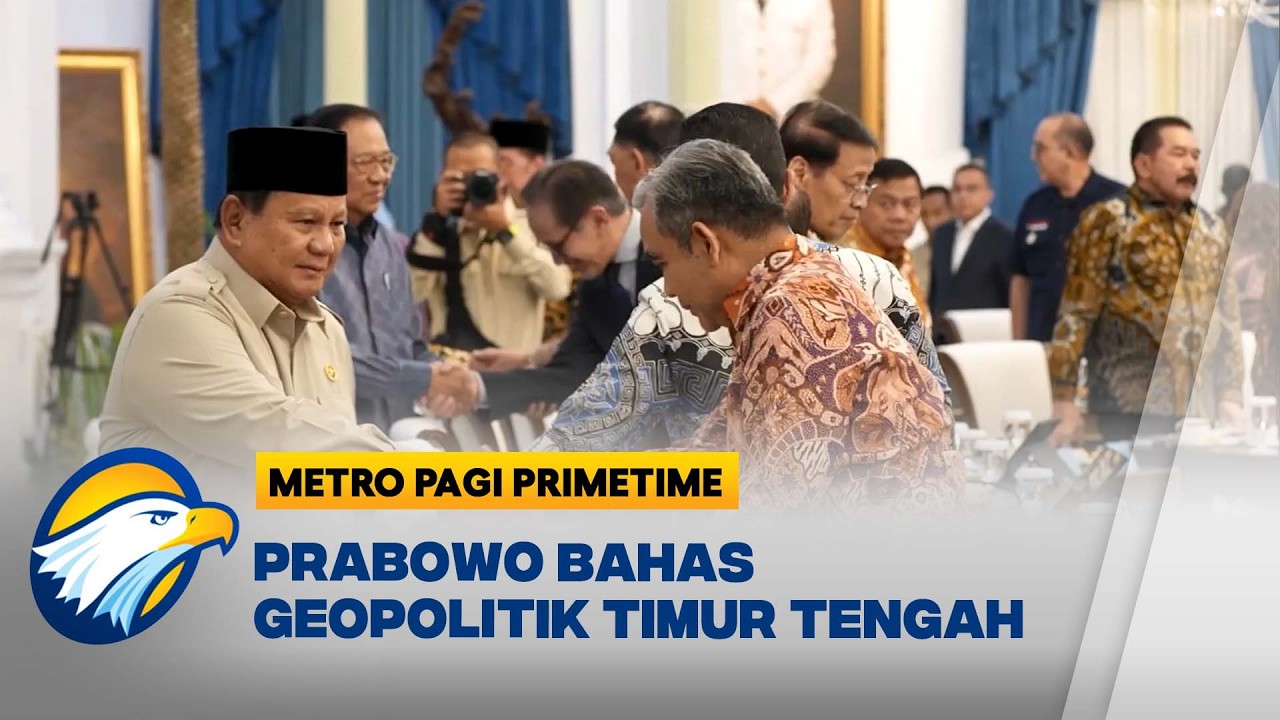 Prabowo Diskusikan Geopolitik dan Kesiapan Indonesia Hadapi Krisis Global - [Metro Pagi Primetime]