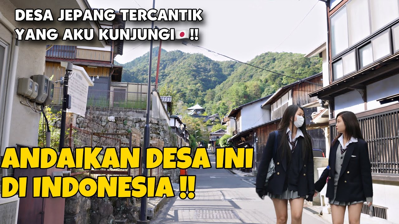 DI JAMIN BETAH TINGGAL DI DESA JEPANG !! KALAU INI DI INDONESIA PASTI BANYAK  PENDUDUKNYA