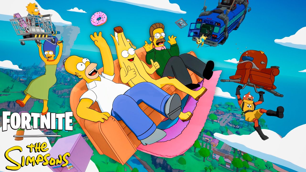 EVENTO AO VIVO FINAL DA TEMPORADA DOS SIMPSONS NO FORTNITE!