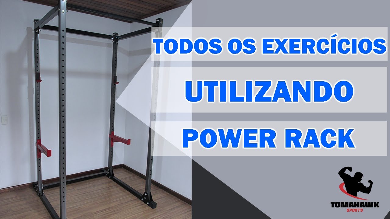 Power Rack TomaHawk Sports - Todos os exercícios