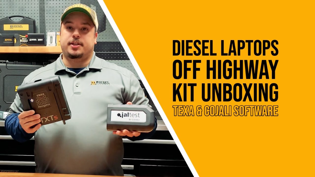 Распаковка комплекта для внедорожных ноутбуков Diesel Laptops | Варианты программного обеспечения...