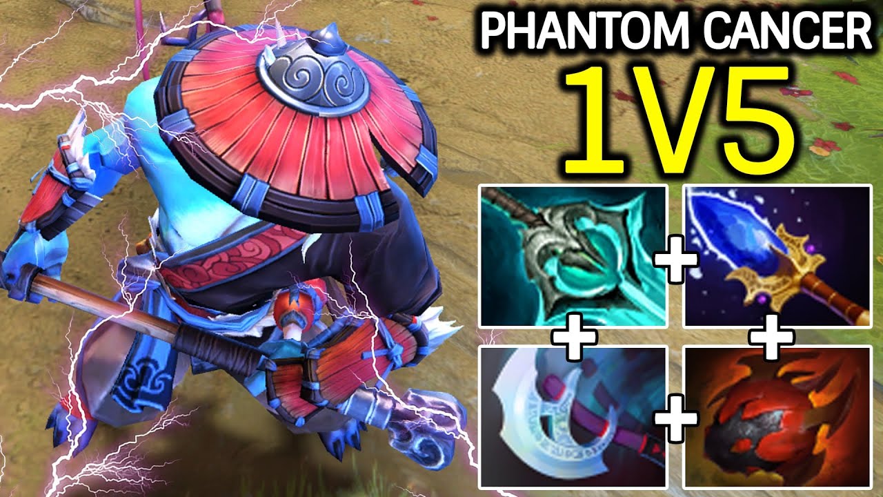 PHANTOM LANCER Unstoppable – 1v5 Carry Hard Game Dota 2