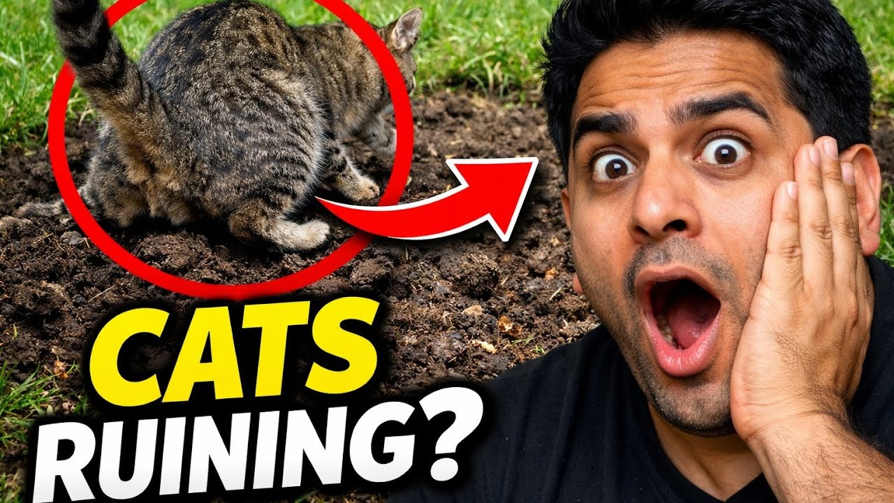 Keep Cats Away From Your Garden Forever! Simple Trick
