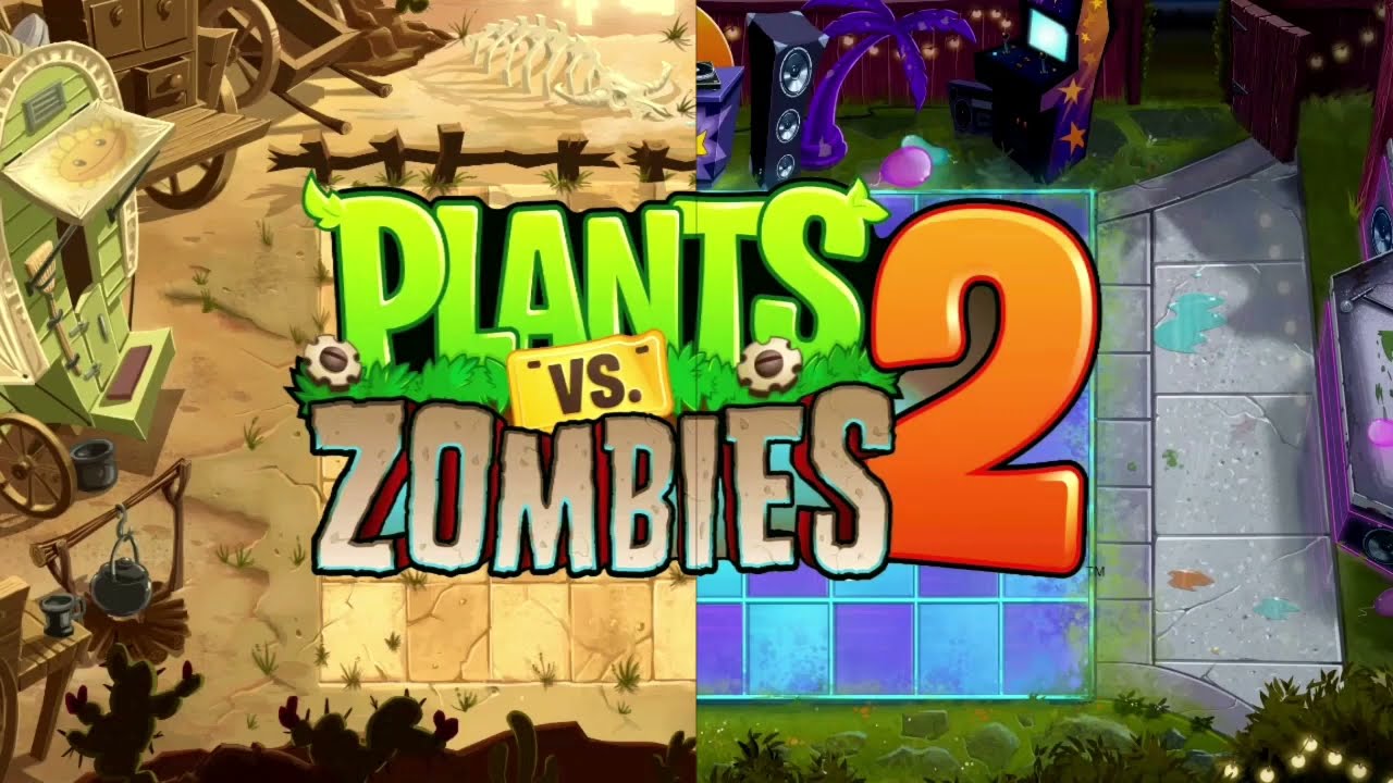Pvz2 Demonstration mini games The Wild west Neon mixtape tour