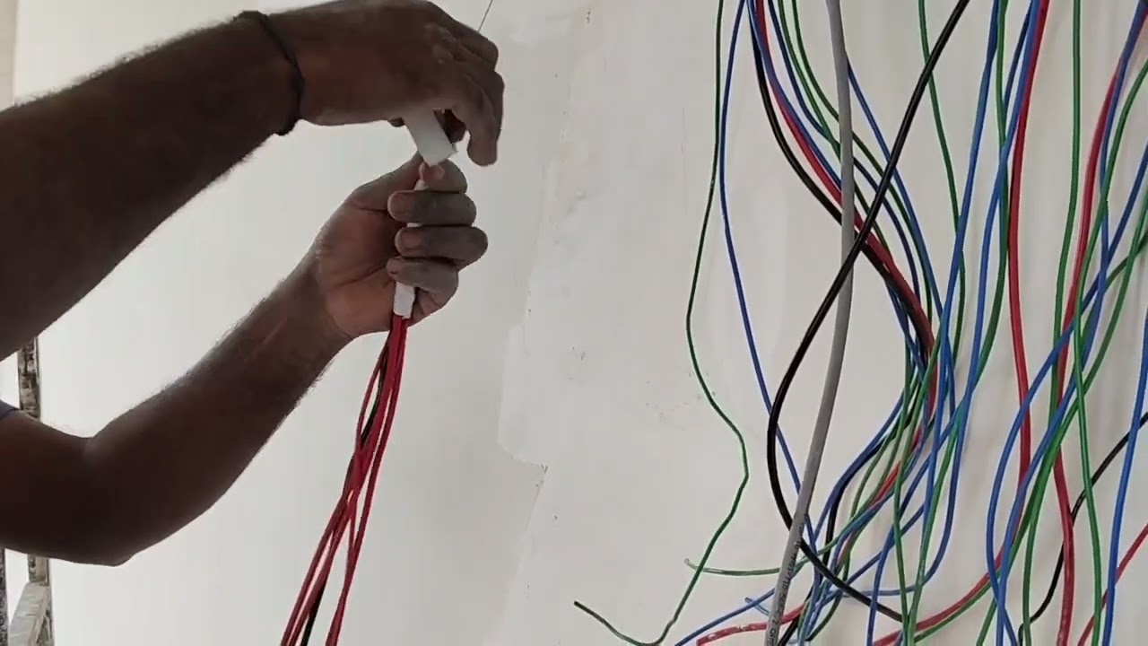 DP Switch से Meter Box का पूरा कनेक्शन step by step दिखाया है घर की safe wiring 
