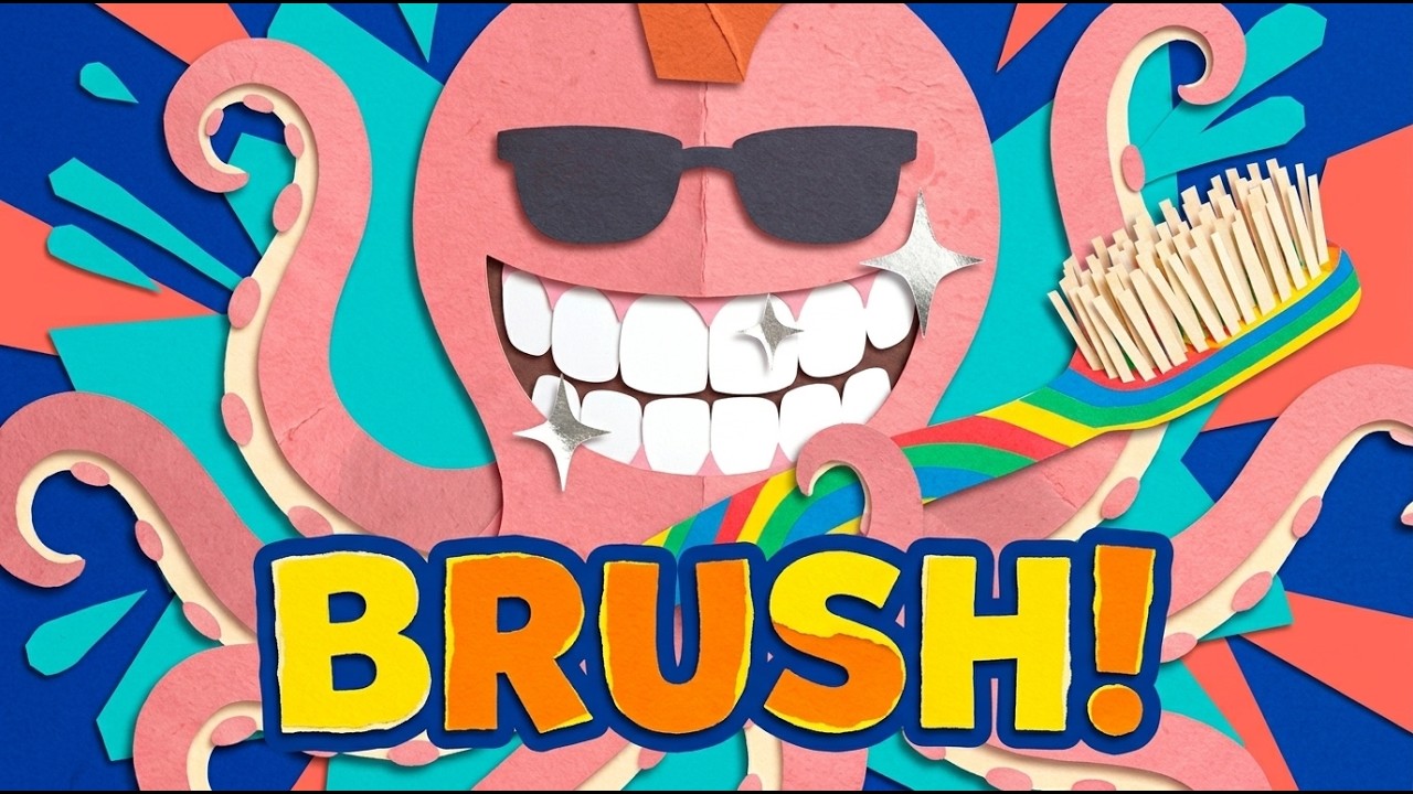 🪥 Brush Your Teeth Song! 🎵 BRUSH, BRUSH, BRUSH | Fun Kids Song + Friendly Dentist