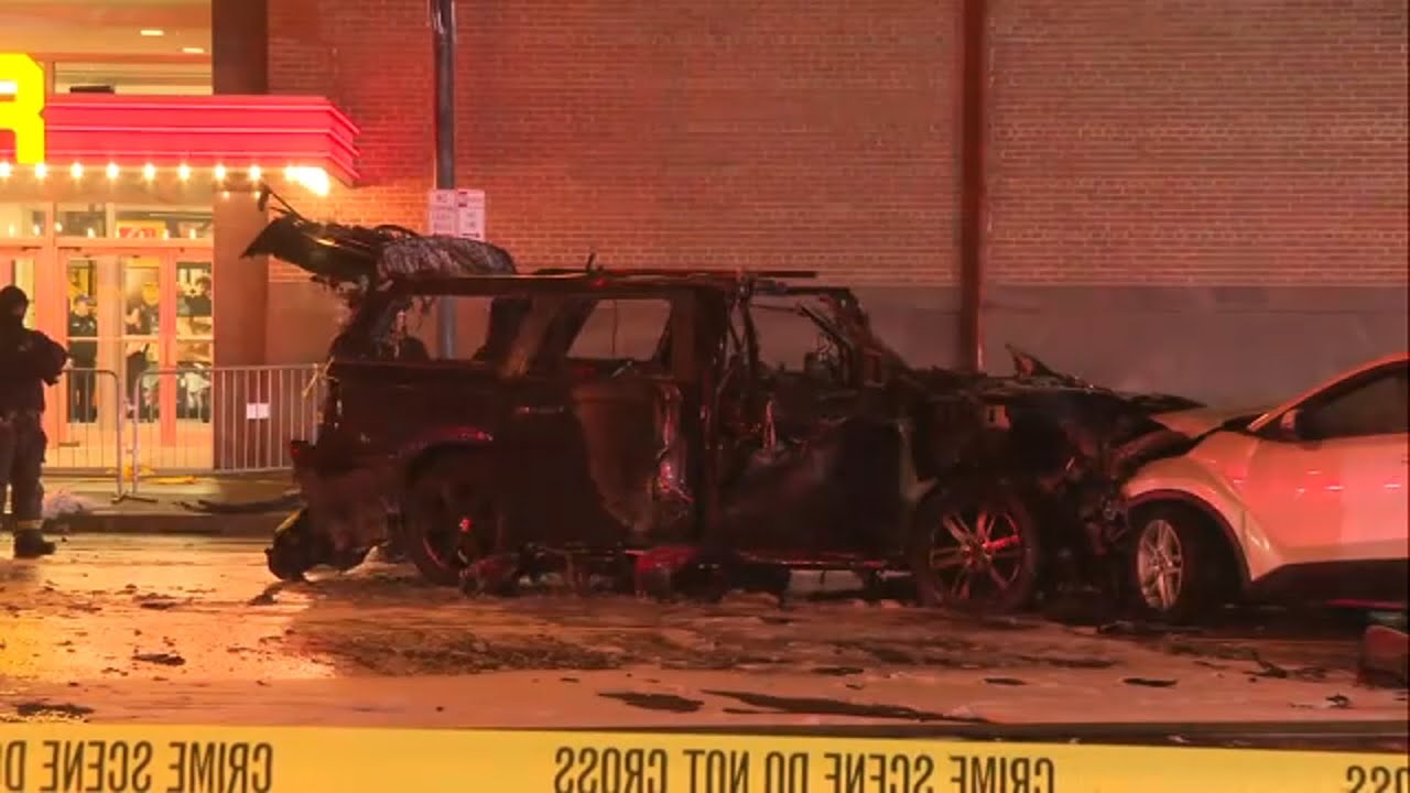 Fiery car crash being investigated as possible act of terror: source