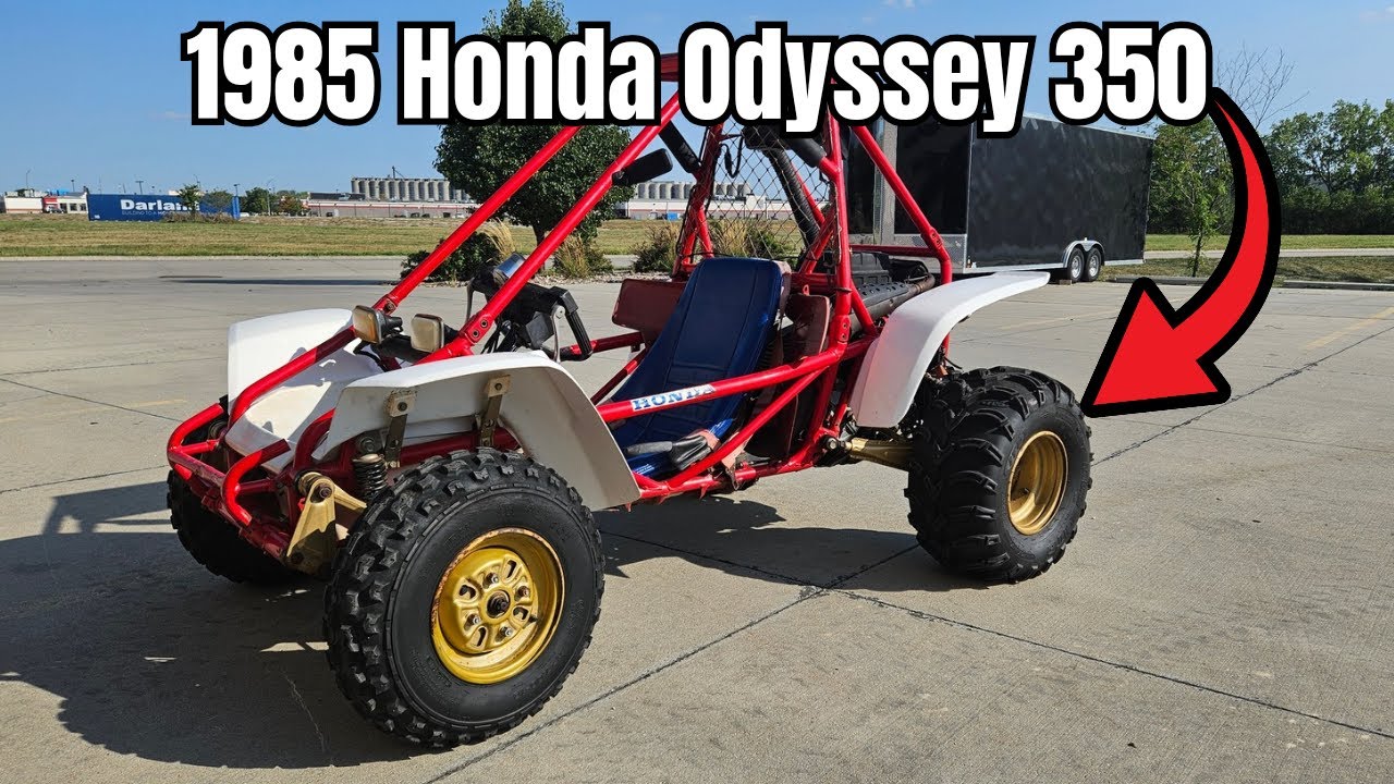 Первая поездка и впечатления от моего Honda Odyssey 350 FL350R 1985 года выпуска