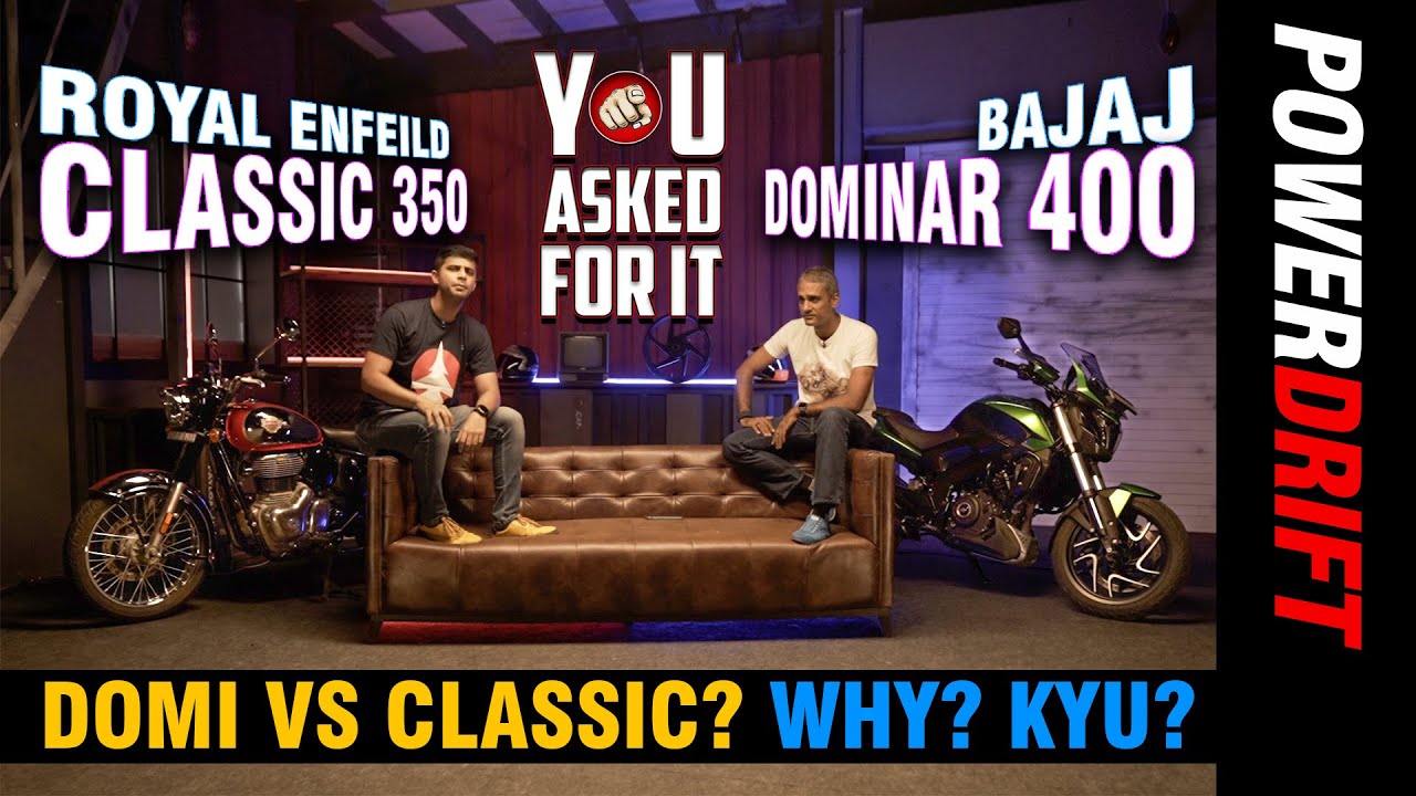 Classic 350 против Dominar 400: Вы сами этого просили: Эпизод 1 | PowerDrift
