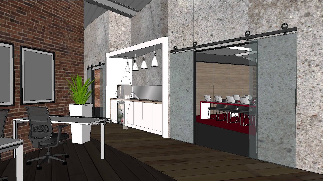 Interior warehouse refit in New York Loft Style