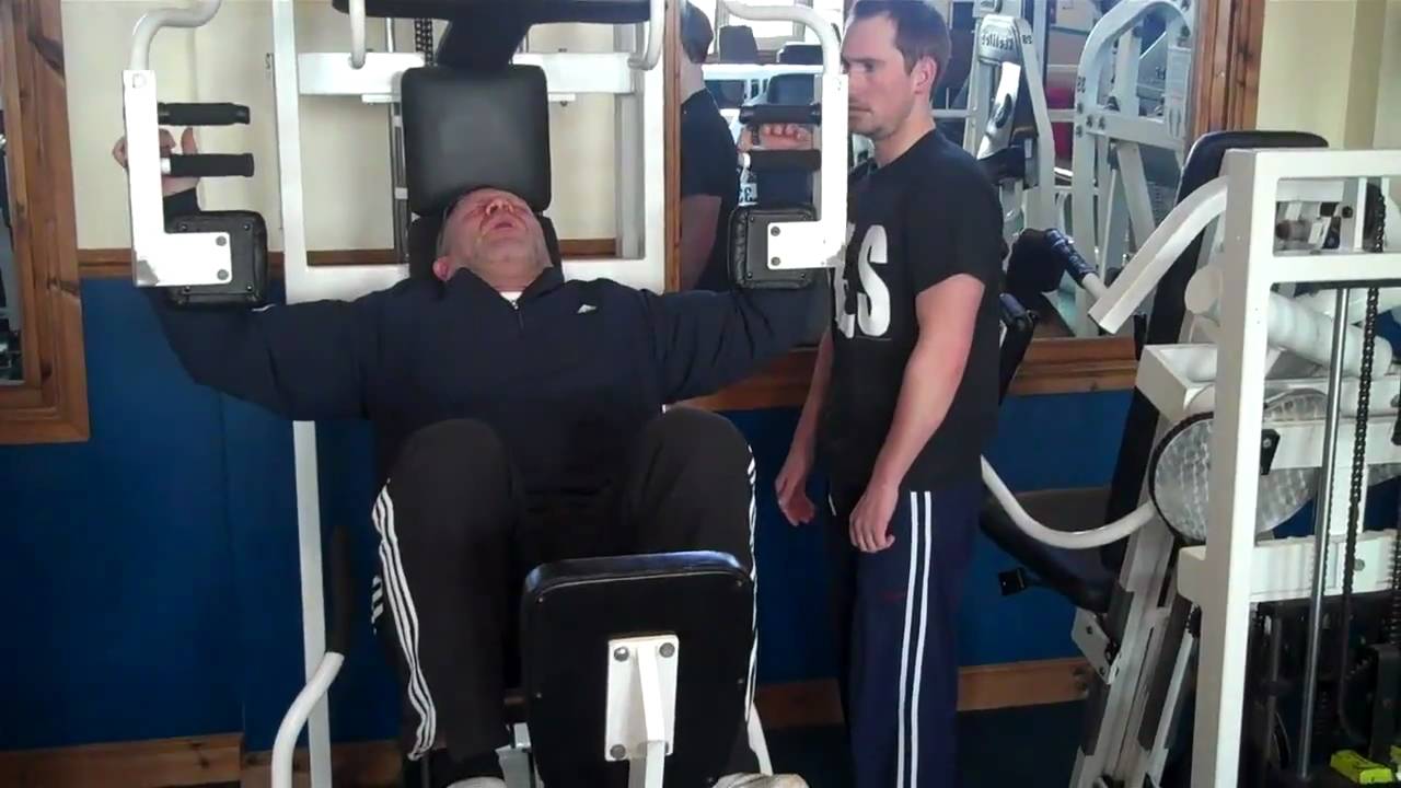 Nautilus High Intensity Training workout.