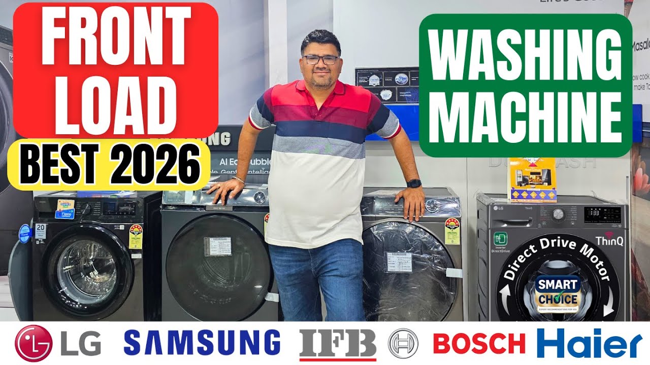 Top 5 Best Front Load Washing Machine 2026⚡Best Washing Machines 2026⚡Best Automatic Washing Machine