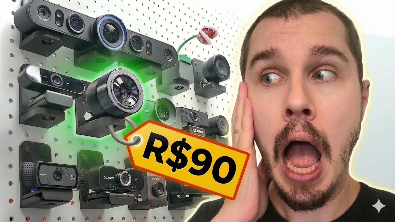Qual MELHOR WEBCAM Custo Benef&iacute;cio 2026? ✅BOA E BARATA: Para Live, Reuni&atilde;o, Gravar V&iacute;deos no Youtube