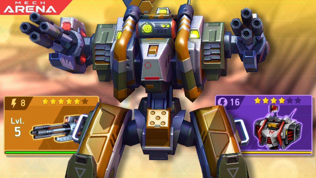 Orion + Dual Minigun 8 🔥| Suppression!!! | Mech Arena