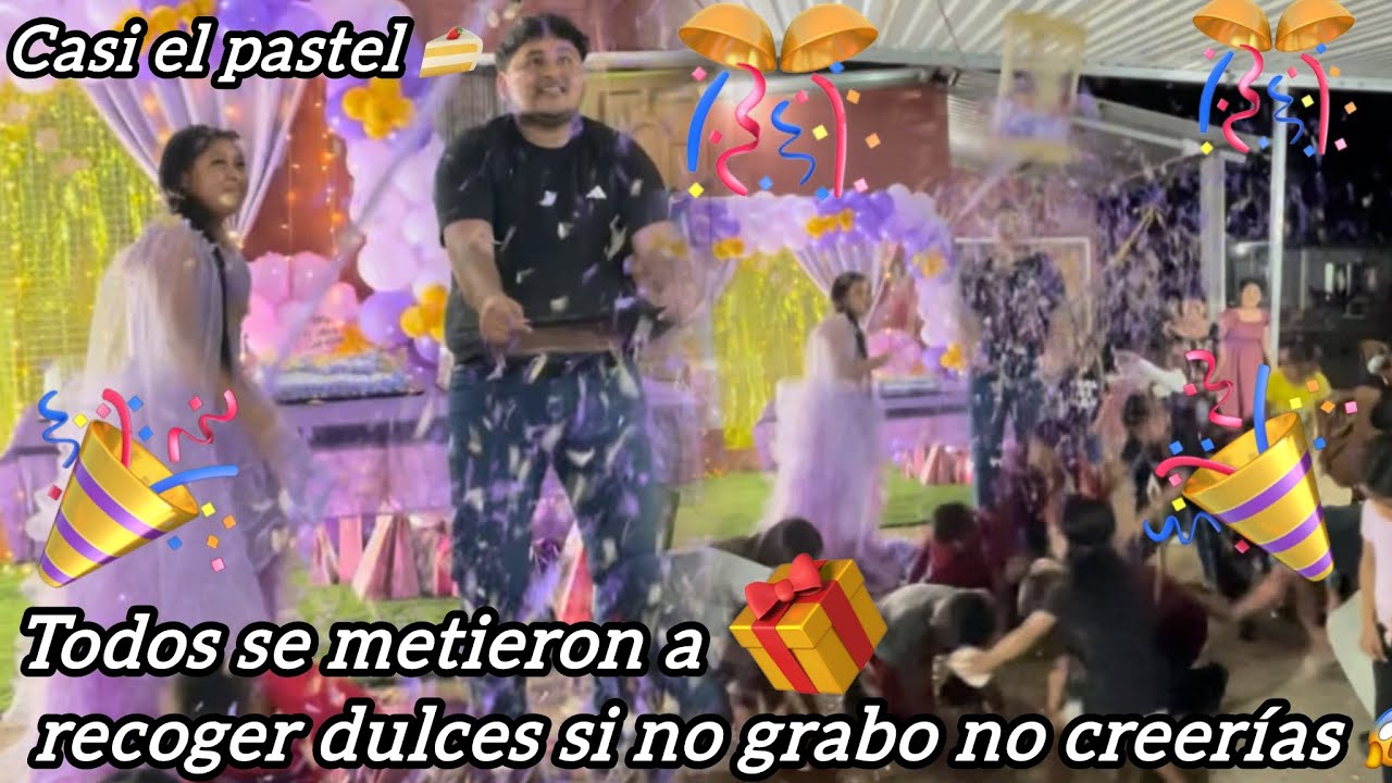 Algo salió mal en la piñata santo Dios que le pasó  ? 😨