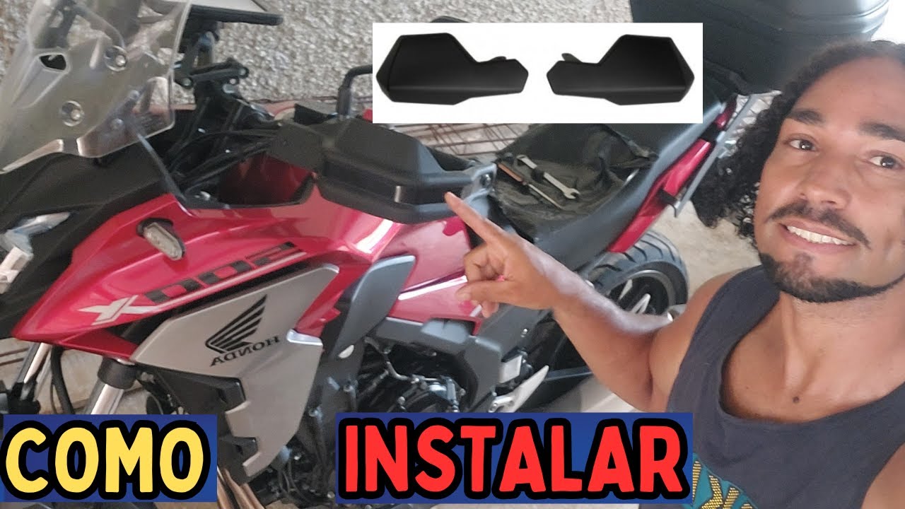 COMO COLOCAR PROTETOR DE MAO CB500X