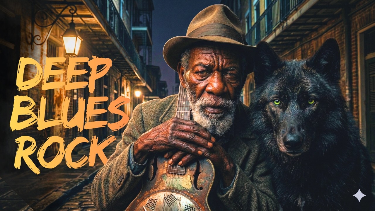 🎸 Deep Blues Rock Guitar – Dark & Soulful Blues 🎸