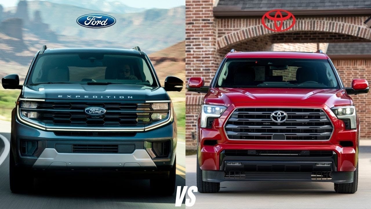 2025 Ford Expedition vs. 2025 Toyota Sequoia - Full-Size SUV Showdown