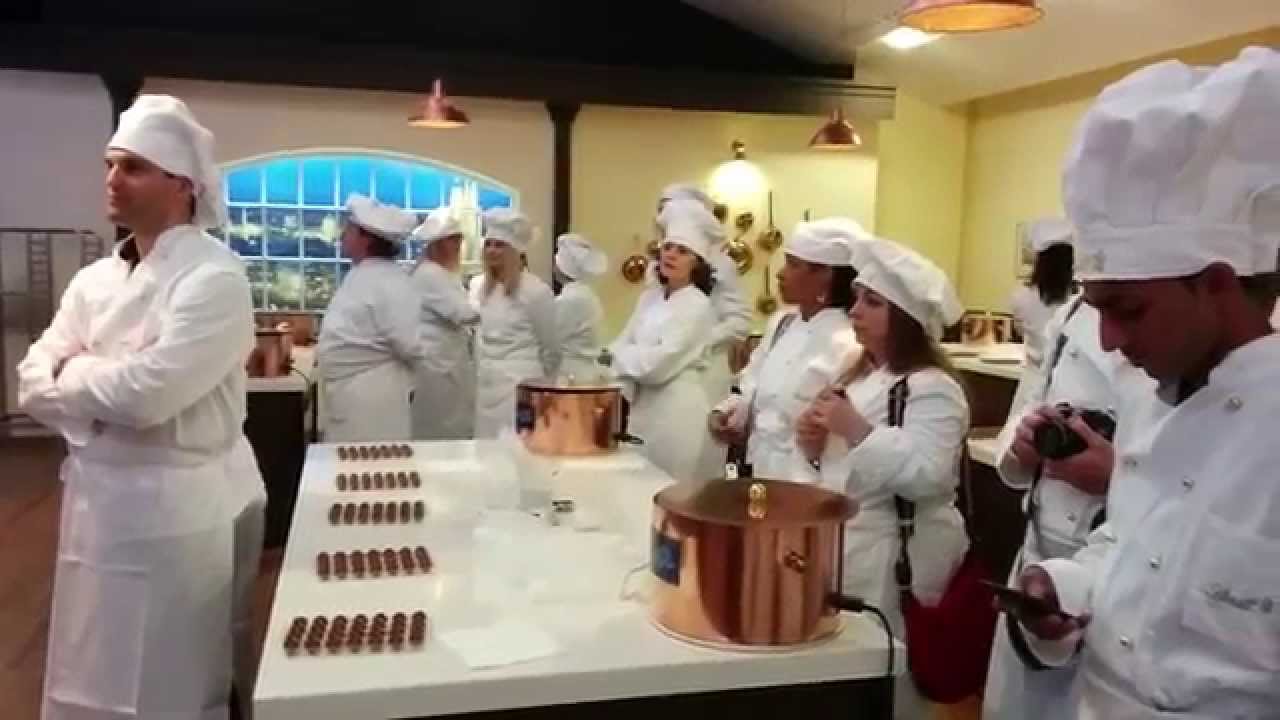 Chocolate master class at Lindt factory in Switzerland