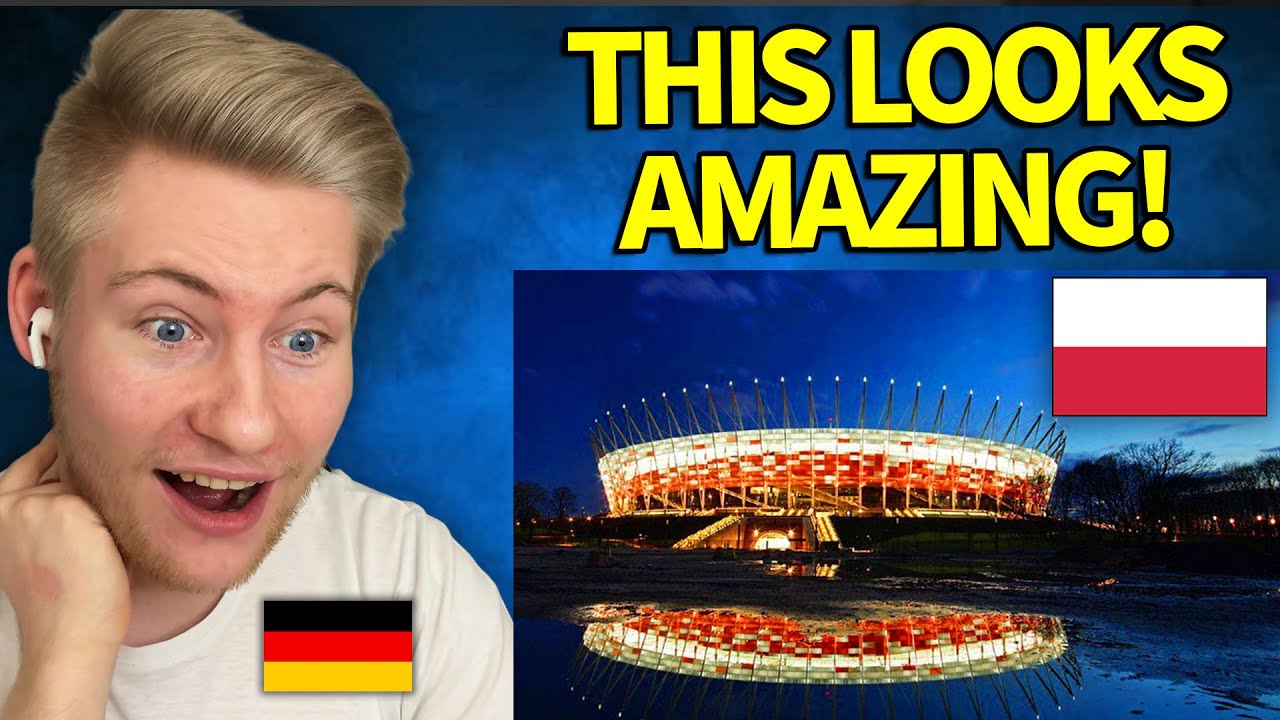 German reacts to the Best Ekstraklasa Stadiums