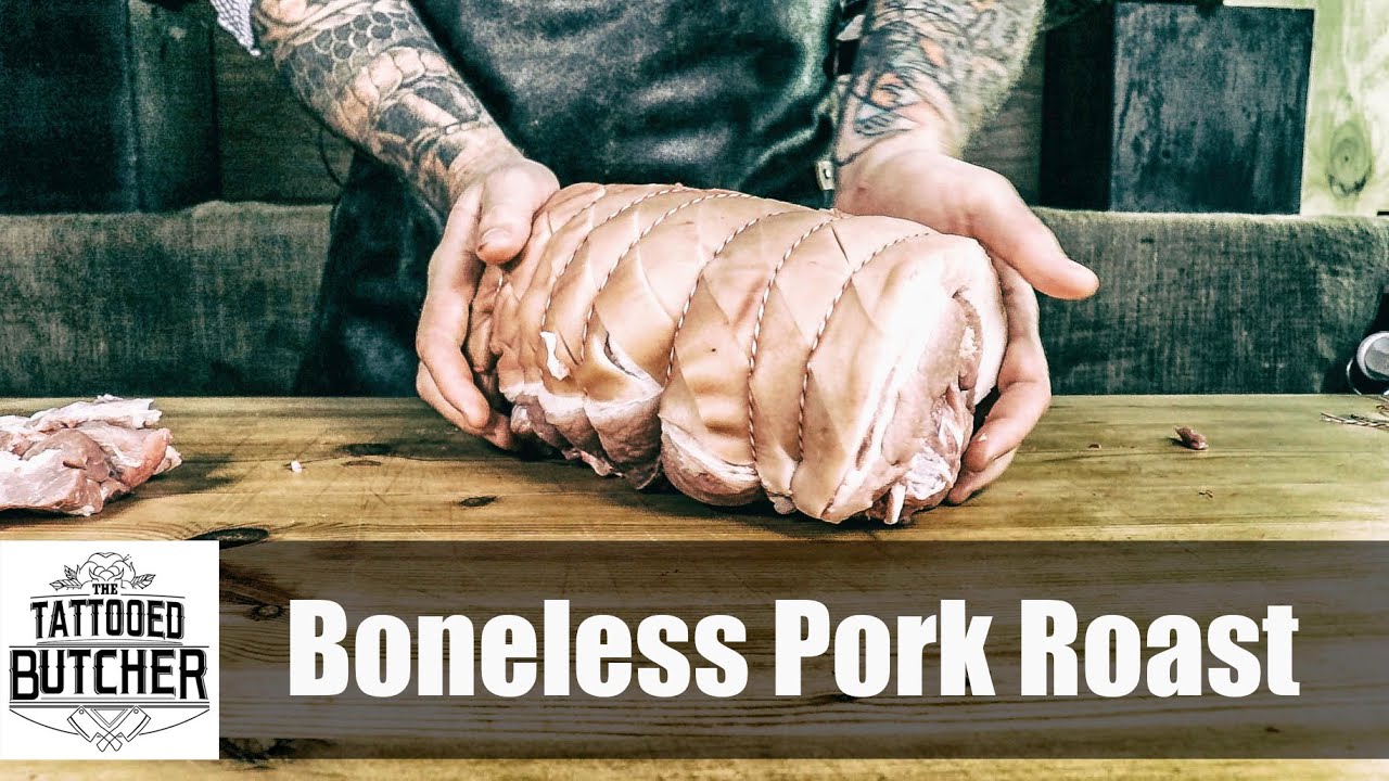 How To Bone And Roll A Pork Shoulder | Tattooed Butcher