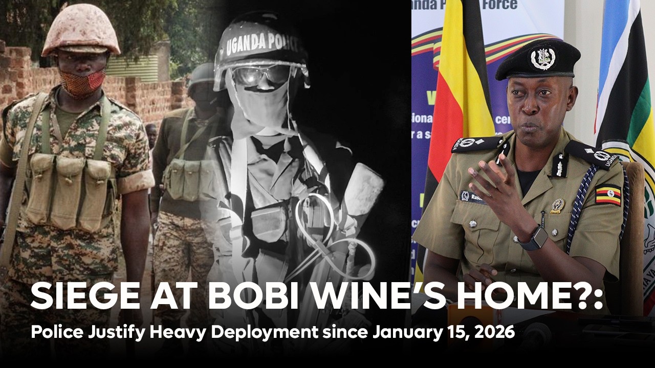 SIEGE AT BOBI WINE’S HOME? Police Justify Heavy Deployment since January 15, 2026 #viral #news
