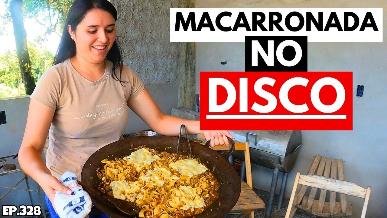 MACARRONADA NO RANCHO, COLOCANDO FORRAGEIRA PRA FUNCIONAR EP328