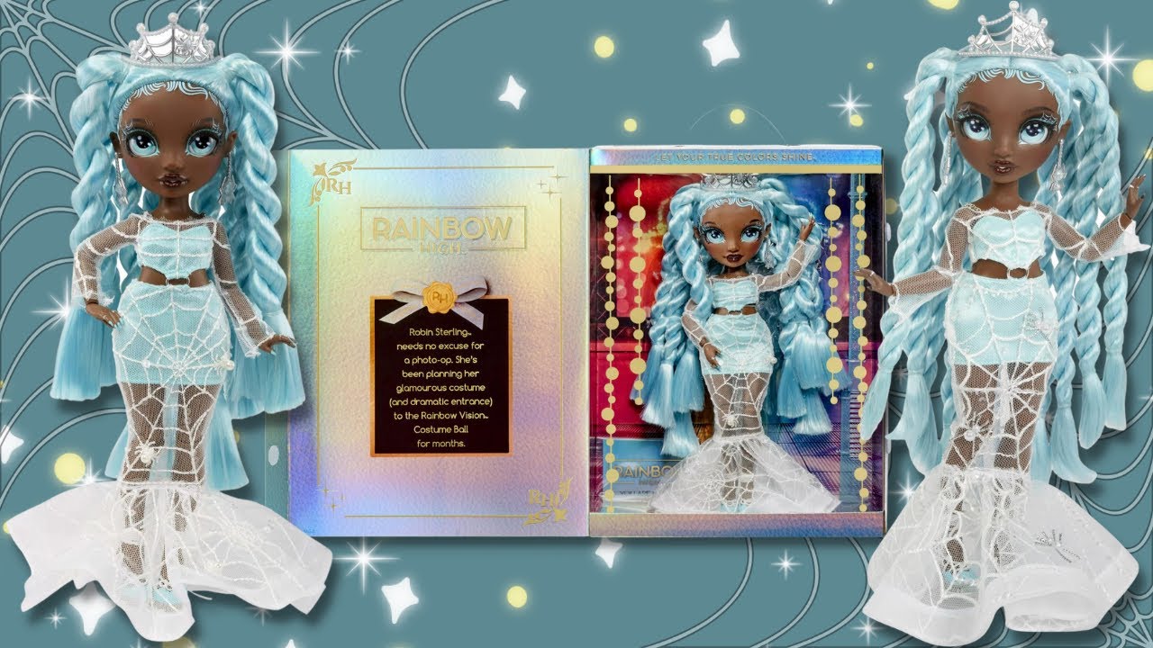 🕸️UNBOXING🕸️ NEW Rainbow High Costume Ball Robin Sterling Doll Review!