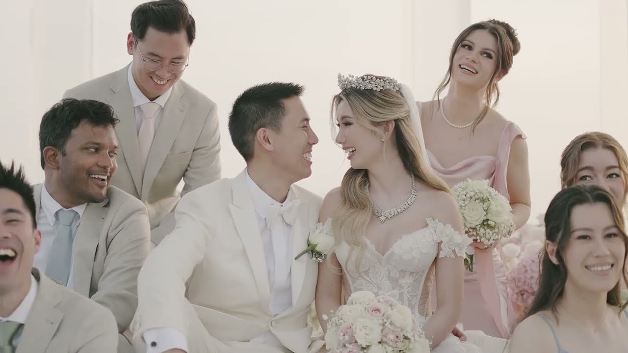 Joanne & Albert’s Dreamy Pastel Wedding at Sri Panwa | A Floral Wonderland in Phuket