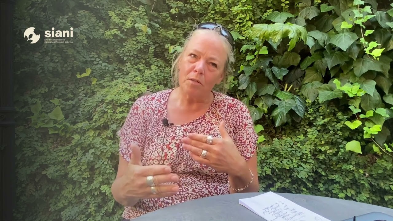 Interview to Jennie Barron, Professor of agricultural water management at SLU | SIANI  water storage
