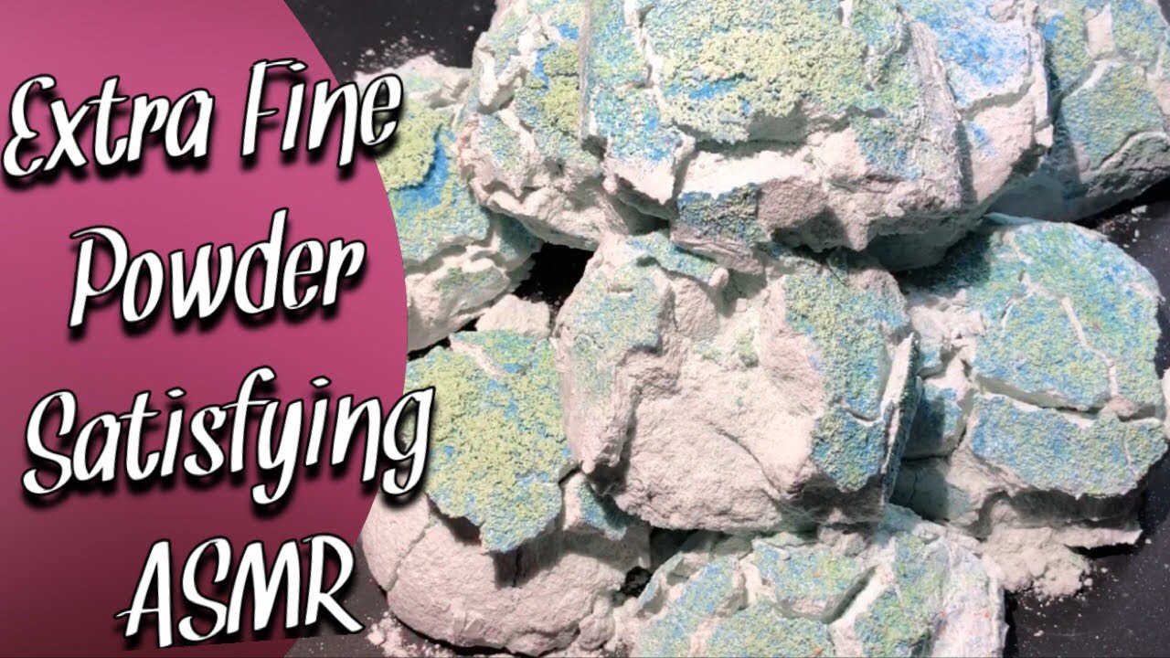 Satisfying + ASMR : Extra Fine Powder : Crumbles + Shaving : Relax